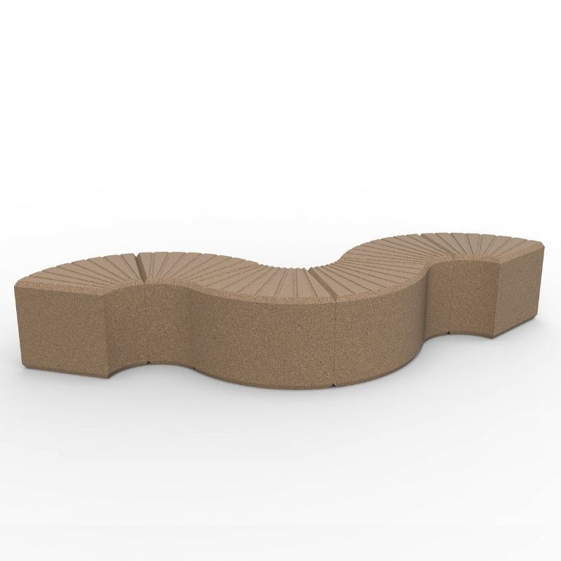 Heba Plastic Corner Bench