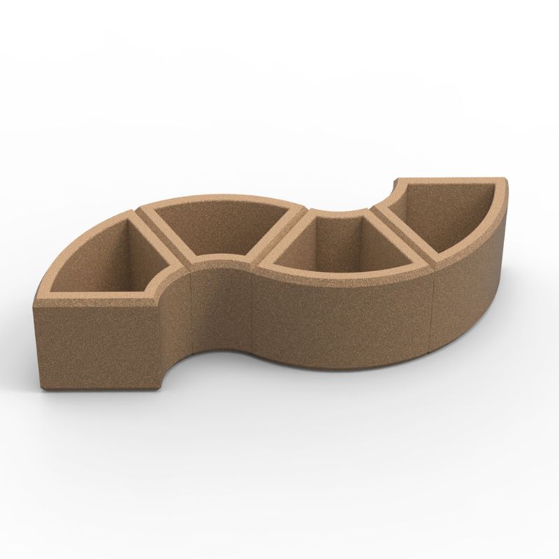 Heba Plastic Corner Planter