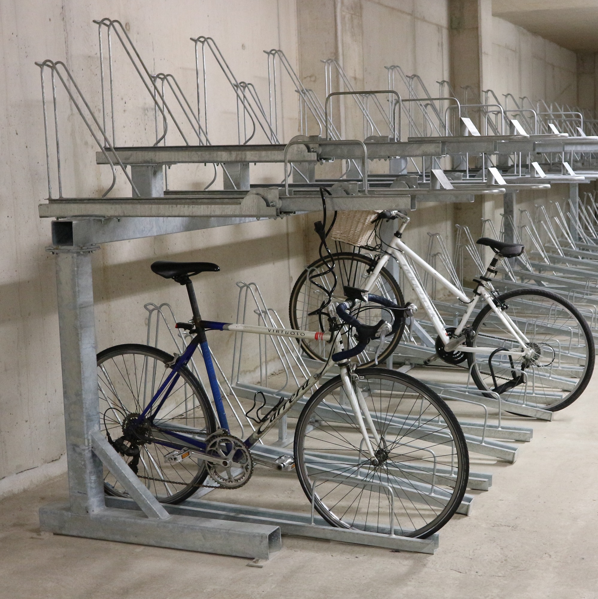 double decker bike storage racks